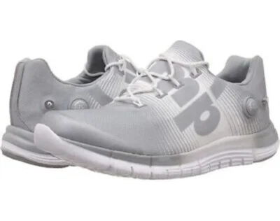 Reebok Womens Z Pump Fusion M47894 Gray White Lace-Up Running Sneaker Shoes 6.5 - Image 1 of 4
