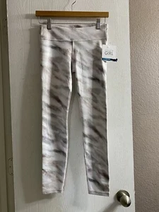 ATHLETA GIRL Purple Grey Marble Chit Chat Leggings NWT $49 Sz 14 - Picture 1 of 4