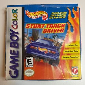Game Boy Color Hot Wheels Stunt Track Driver - Box and Manual Only