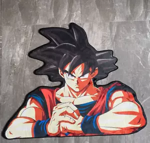 Dragon Ball Z Super carpet mat die cut Rug goku ultra instinct goku rug dbz - Picture 1 of 4