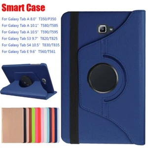 Funda Smart Case Magnetic Shell For Samsung Galaxy Tab A E S4 10.5 10.1 9.6 8.0 - Picture 1 of 18
