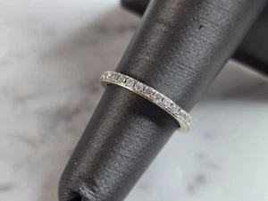 Womens Vintage Estate 14k White Gold Diamond Ring 2.5g E6173 - Picture 1 of 6
