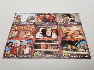 1993 Topps The Flintstones Pre-Production Promo Sheet of 9 Cards - Picture 1 of 2