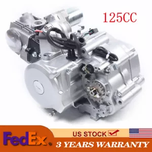 125cc 4 Takt ATV Motor Engine mit Rückwärtsgang Elektrostart Semi Auto Go Kart Quad - Bild 1 von 11