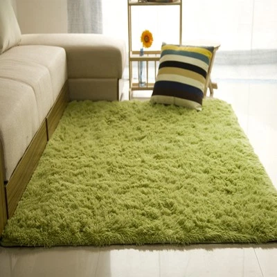Shaggy Fluffy Rugs Anti-Skid Area Rug Dining Room Carpet Home Bedroom Floor Mat  - Image 1 of 3
