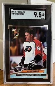 1992-93 Upper Deck Hockey #88 ERIC LINDROS ( RC ) Philadelphia Flyers SGC 9.5 - Picture 1 of 6