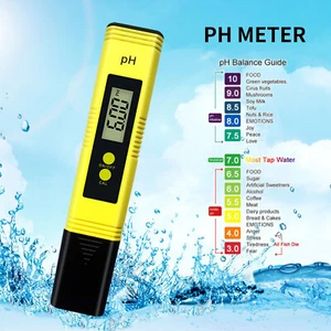 LCD Digital Electric PH Meter Tester Pocket Hydroponics Aquarium Water Test Pe8I - Picture 1 of 18