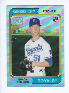 2021 Topps Series 2 #70YTC-24 BRADY SINGER RC 70 Years Of Topps Chrome Rookie - Bild 1 von 2