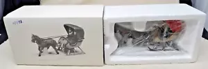 NIB Dept 56 Heritage Village Accessories One Horse Open Sleigh - Picture 1 of 3