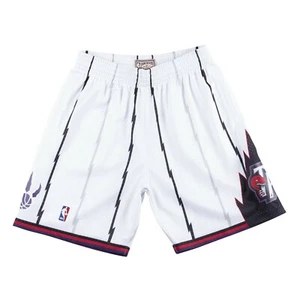 MITCHELL & Ness NBA Los Toronto Raptors SWINGMAN SHORTS bianco - Foto 1 di 4
