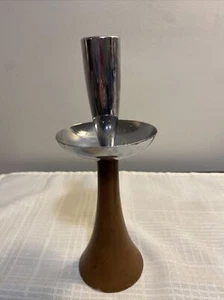 MID CENTURY DANISH MODERN CANDLESTICK - Picture 1 of 6