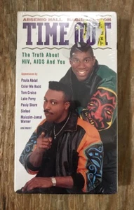 TIME OUT * Magic Johnson, Arsenio Hall, Theo, Urkel, Luke Perry, VHS Rare & OOP - Picture 1 of 3