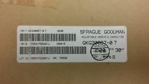 (100 PCS) GKG30067-07 Sprague-Goodman CAP TRIMMER 6.5-30PF 100V SMD ROHS - Picture 1 of 4