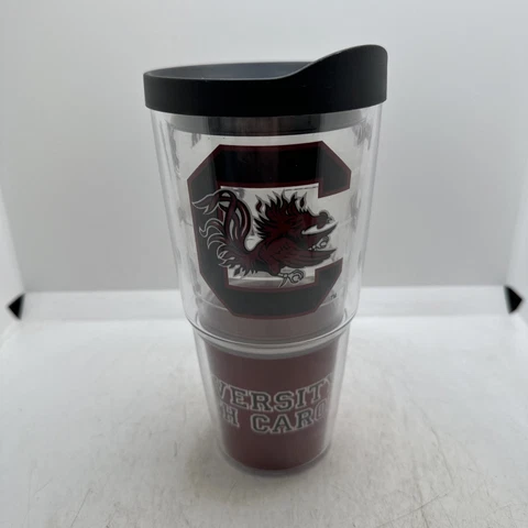 Tervis South Carolina Gamecocks Travel Logo Tumbler Drink Cup 24 oz Cover