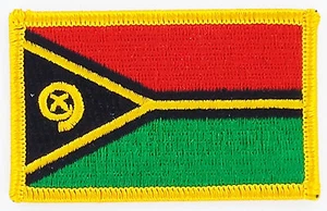 AUFNÄHER Patch FLAGGEN flagge Vanuatu flag Fahne 7x4.5cm - Bild 1 von 1