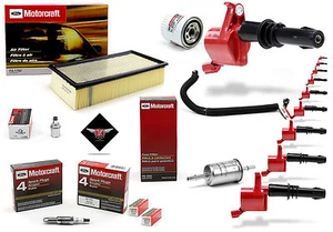 Kit de puesta a punto Ford F350 V10 2008 6,8 L bobina de encendido de alto rendimiento DG511 SP546 - Imagen 1 de 12