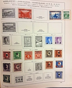 YUGOSLAVIA - 1918–1940 COLLECTION OF ABOUT  190 STAMPS VERY  NICE SET - Picture 1 of 11
