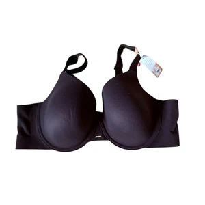 Cacique moderner luxuriöser schwarzer BH 44C leicht gefüttert volle Abdeckung neu mit Etikett $ 58,95 - Bild 1 von 6