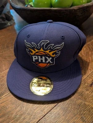 Phoenix Suns Men's New Era 59FIFTY Fitted Hat Cap Purple Flatbill NBA Basketball - Image 1 of 4