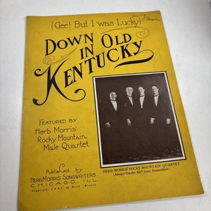 Partituras Down In Old Kentucky Herb Morris - Imagen 1 de 3