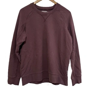 Pact Women’s Organic Cotton Sweatshirt Burgundy Red Large - Picture 1 of 12