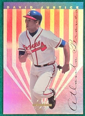 David Justice - 1995 Leaf Limited #95 - Atlanta Braves Baseball Card - Image 1 of 3