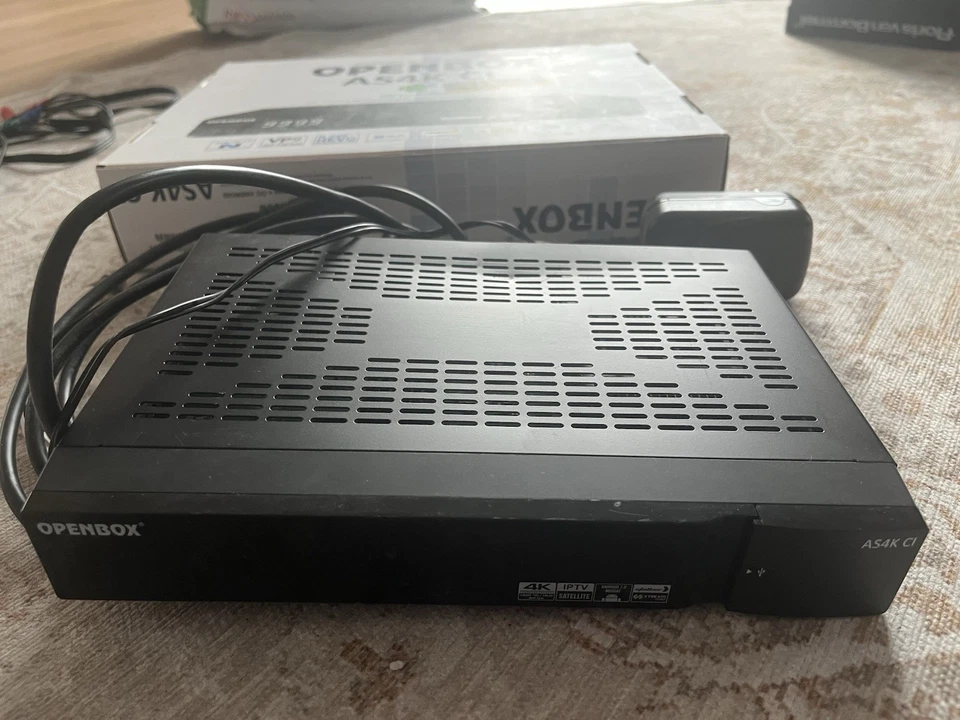 Openbox AS4K CI Sat Receiver Ultra HD 4K - Bild 1 von 2