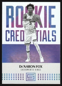 2017-18 Panini Status Rookie Credentials De'Aaron Fox RC #16 Sacramento Kings - Bild 1 von 2