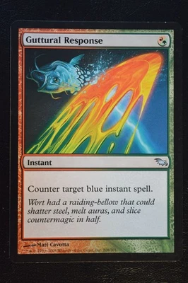 Magic The Gathering MTG GUTTURAL RESPONSE Shadowmoor LP Lightly Played - Image 1 of 2