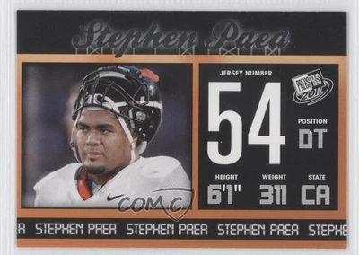 2011 Press Pass Stephen Paea #34 Rookie RC - Image 1 of 2