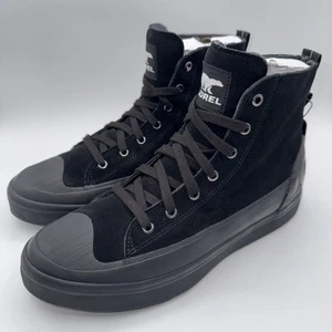 Sorel Cheyanne Metro II Sneak WP Sneakers Men’s Size 10.5 Black Sea Salt - Picture 1 of 16