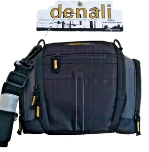 Padded Camera Bag NEW Black Yellow Interior 8X8 in Padded Denali Tech Camcorder - Picture 1 of 7