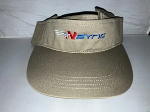 Vtg Nsync Adjustable Visor Hat Cap Y2K Boy Band Concert Justin Timberlake 90s - Picture 1 of 3