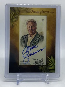 Marc Summers 2019 Topps Allen & Ginter Framed Mini Auto Autograph TV Double Dare - Bild 1 von 2