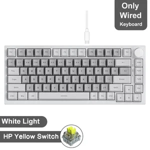 Ajazz AK820/AK820Pro Gaming Mechanical Keyboard Bluetooth 5.1/Wireless/C-Wired - Picture 1 of 12
