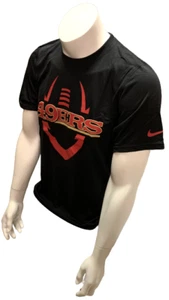 Nike Dri Fit Herren San Francisco 49ers Schwarz Kurzarm Shirt NFL Football - Bild 1 von 2