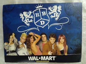 RBD REBELDE lobby card made by Walmart Mexico (CARTELON) RARE PROMO ITEM - Picture 1 of 24