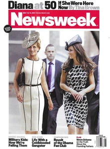 Newsweek Magazine Princess Diana Military Kids Mob Wives Barack Obama Blackberry - Picture 1 of 13
