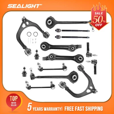 Kit completo de suspensión delantera de 14 piezas para Chrysler 300 2008 tracción trasera 2005-2007 2009-2010 Foto 1 de 4