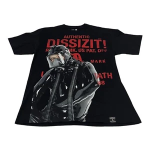 Dissizit Shirt Liberty Of Death Tee Big Logo Nice Design LARGE L RARE DESIGN - Picture 1 of 4