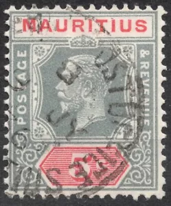 SG227 SN:#184 1922 5 cent MAURIZIO Re Giorgio V - Emissioni del 1922-34 - Foto 1 di 2