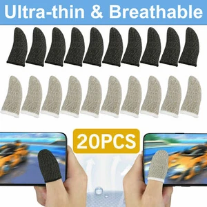 10/20Pcs Screen Gaming Finger Sleeve Game Controller Mobile Sweatproof Gloves - Picture 1 of 14
