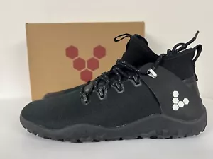VivoBarefoot Magna Trail FG CORDURA FABRIC Black Hiking Boot Minimalist Barefoot - Picture 1 of 17