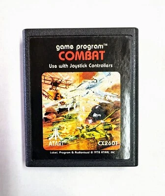 Combat ATARI 2600 Video Game Cartridge Only 1980 Tested See Photos - Image 1 of 4