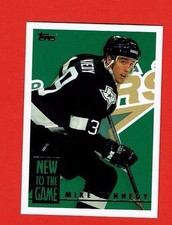 1995-96 Topps NEW TO THE GAME insert # 7NG Mike Kennedy DALLAS STARS