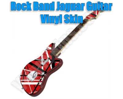 Elige cualquier 1 calcomanía/piel de vinilo para guitarra Rock Band Jaguar - ¡Envío gratuito a EE. UU.! Foto 1 de 4
