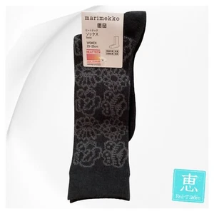 UNIQLO x Marimekko HEATTECH SOCKS KNEE SOCKS woman NEW Japan - Picture 1 of 2