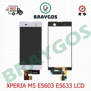 For Sony Xperia M5 E5603 E5633 Touch Screen Digitizer LCD Assembly Display White - Picture 1 of 3