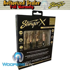 STINGER XI32YM 2-CHANNEL 3 Y-CONNECT 2 MALE / 1 FEMALE PURE COPPER RCA CABLE NEW - Picture 1 of 2