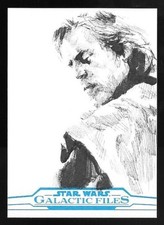 Topps Star Wars Galactic Files Sketch Card Autograph by Rob Teranishi #1/1
